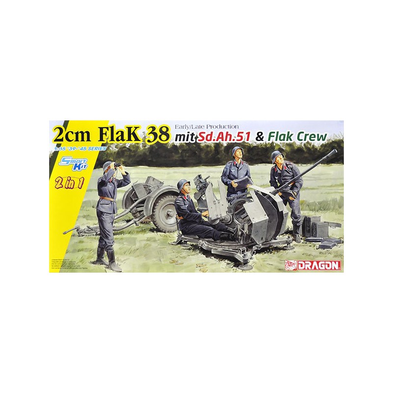 Cañón antiaéreo 2 cm Flak 38.