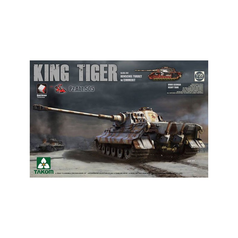 King Tiger con torreta Henschel ABT.505.