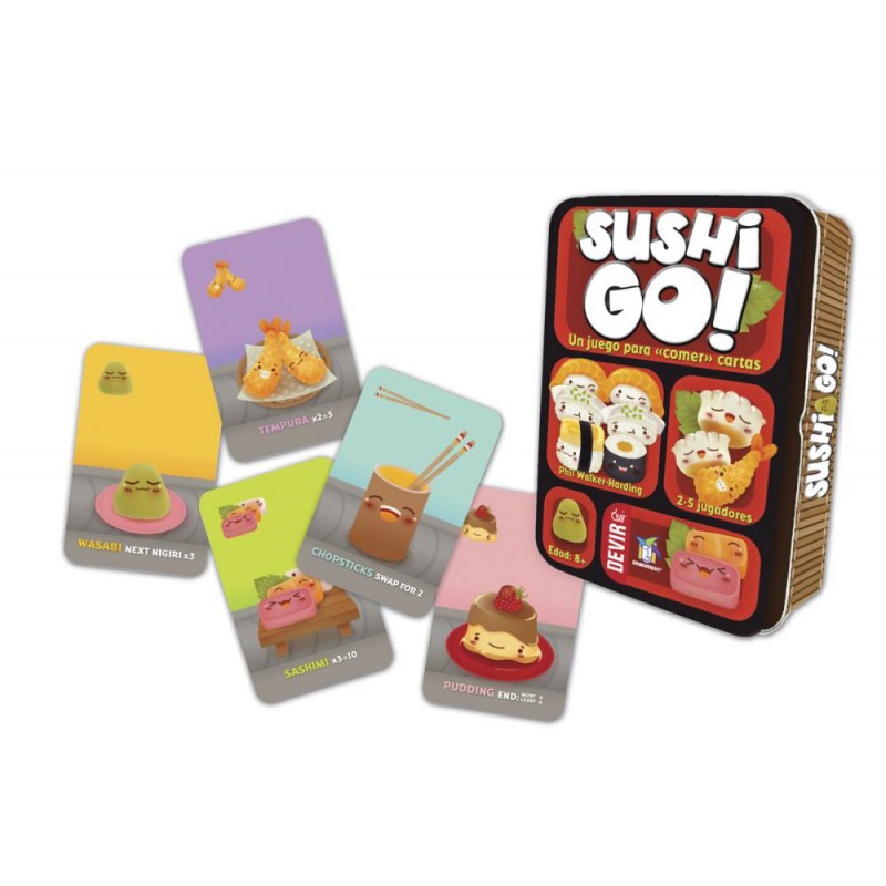 DEVIR Sushi Go!, Games and TCG - Board Games and Tabletop Games - Card games | El Taller del Modelista DEVIR Sushi Go!, Games and TCG - Board Games and Tabletop Games - Card games | El Taller del Modelista