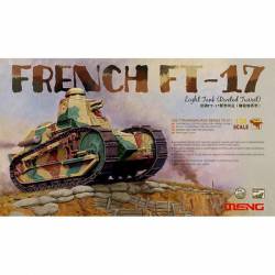 Char français FT-17, tourelle rivetée.