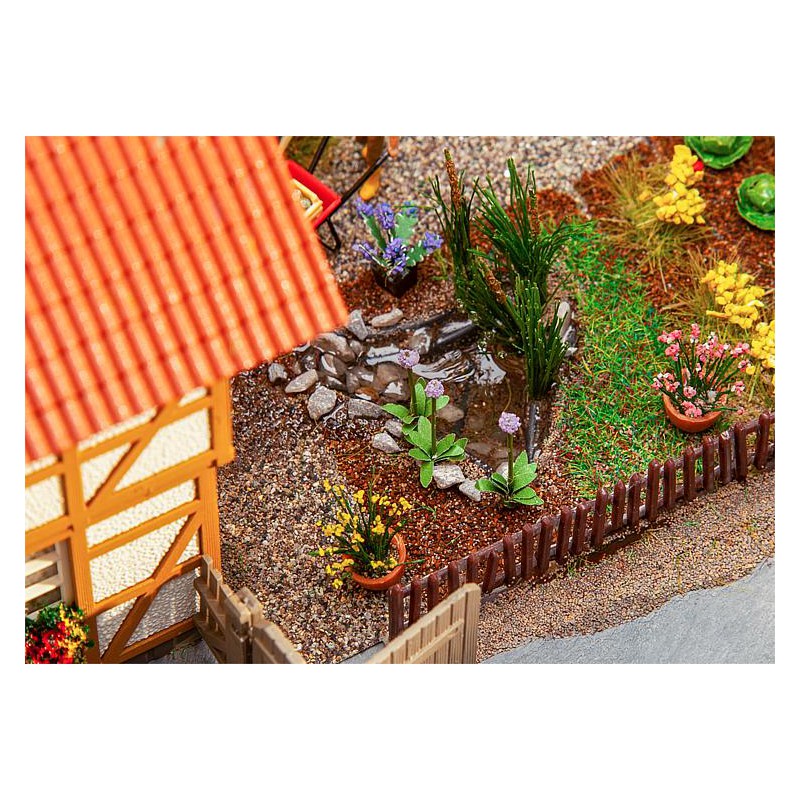 Garden pools.