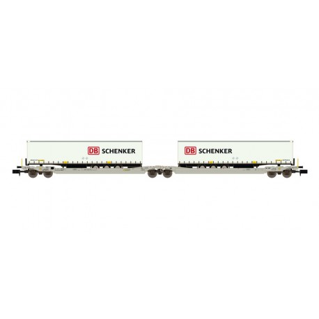 Dual port trailer platform, DB Schenker.