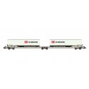 Dual port trailer platform, DB Schenker. Dual port trailer platform, DB Schenker.