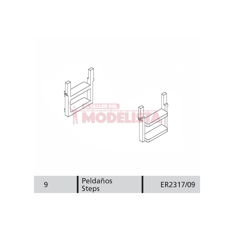 Peldaños para 352 de RENFE.