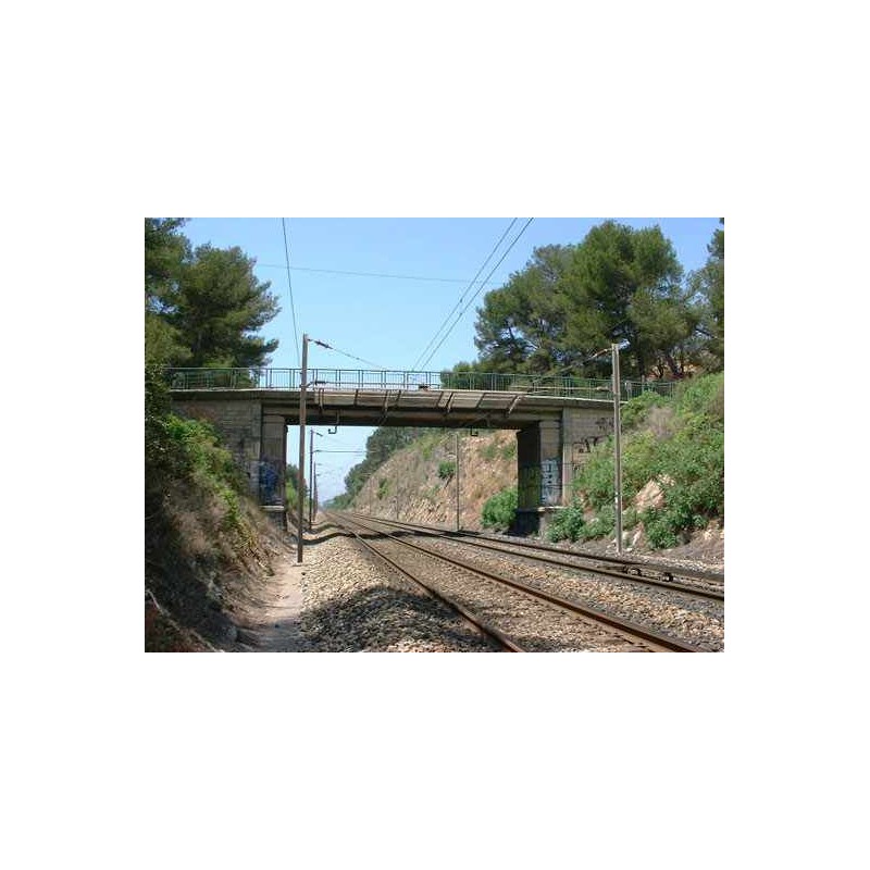 Puente de hormigón. PN SUD MODELISME 8701