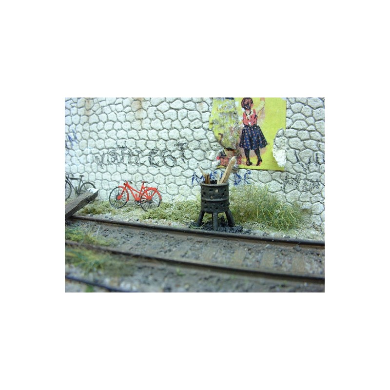 Cuatro braseros. PN SUD MODELISME 8755B