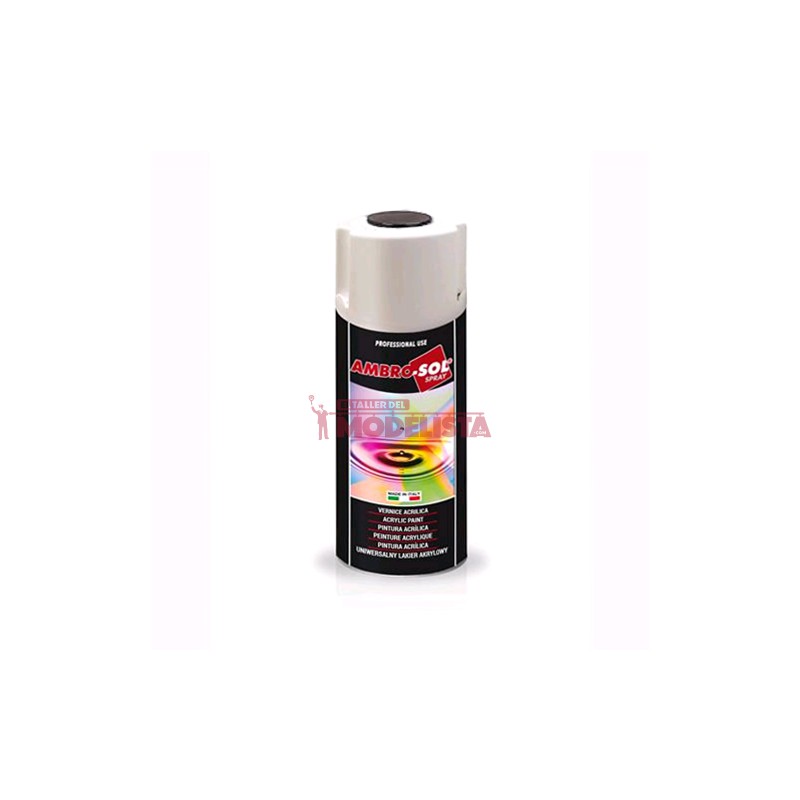 Negro brillo. Spray, 400ml. AMBRO-SOL