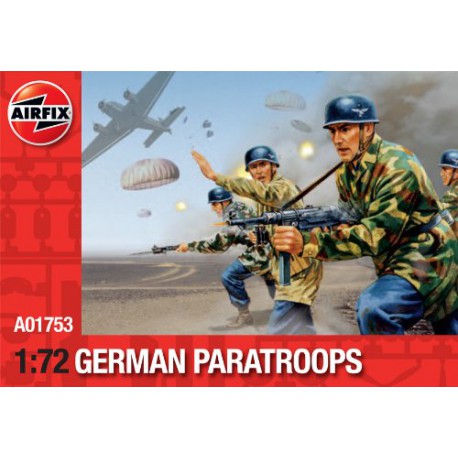 Paracaidistas alemanes, WWII. AIRFIX A01753