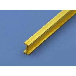 Messing "I" Profil 4 x 2 mm.
