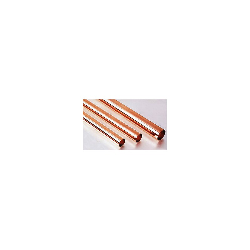 Round copper tube.