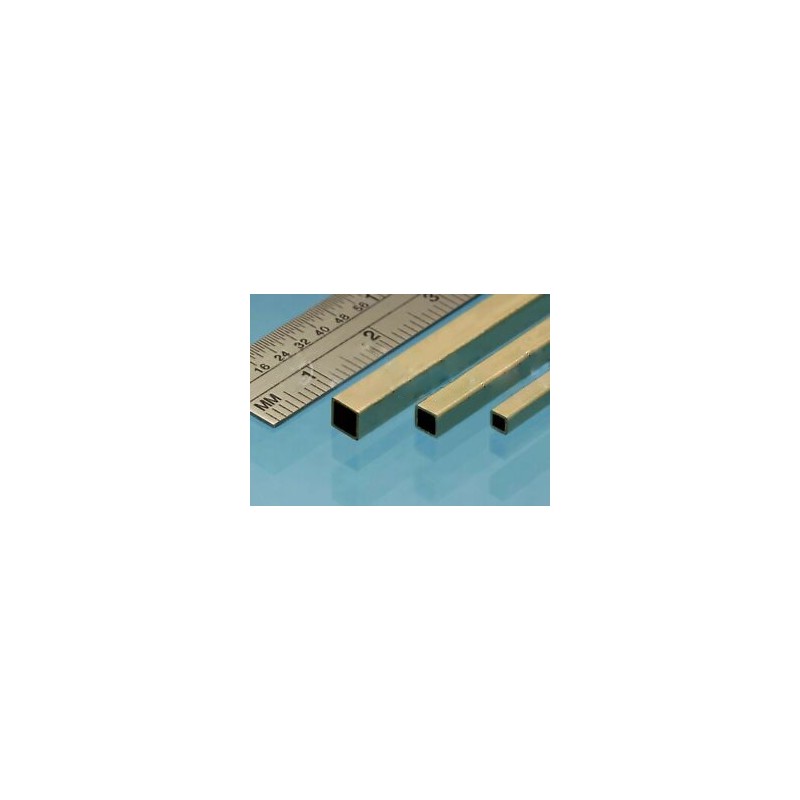 Cuadradillos de latón, 1.6, 2.4 y 3.2 mm.