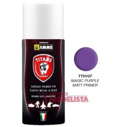 Spray de primer roxo.