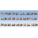 60 figuras sentadas. 60 figuras sentadas.