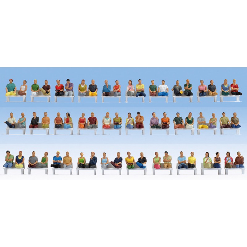 60 figuras sentadas. 60 figuras sentadas.