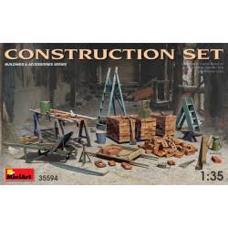 Outils et matériaux de construction.