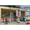 German gas station, 1930-40s. German gas station, 1930-40s.