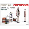 German gas station, 1930-40s. German gas station, 1930-40s.