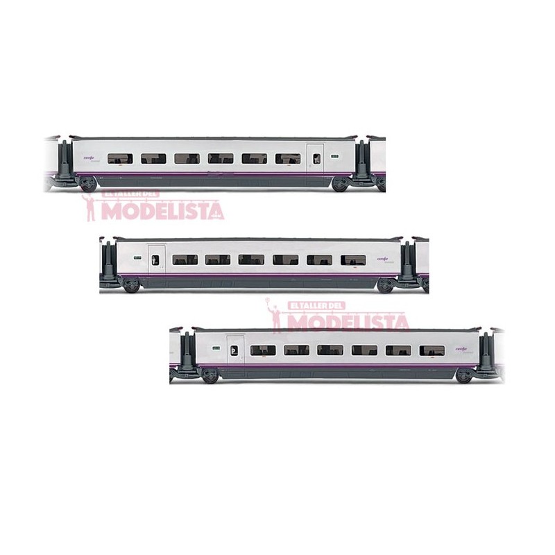 Set de coches para Euromed S-101, RENFE. ELECTROTREN 3525