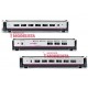 Euromed S-101 coaches set, RENFE. ELECTROTREN 3524