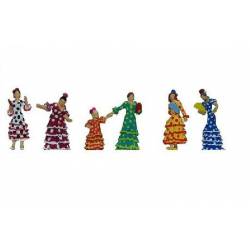 Dancing sevillanas.