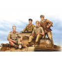 German panzer tank crew. German panzer tank crew.