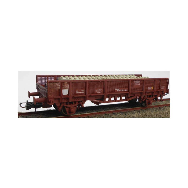 Wagon for transport of sleepers, RENFE. Wagon for transport of sleepers, RENFE.