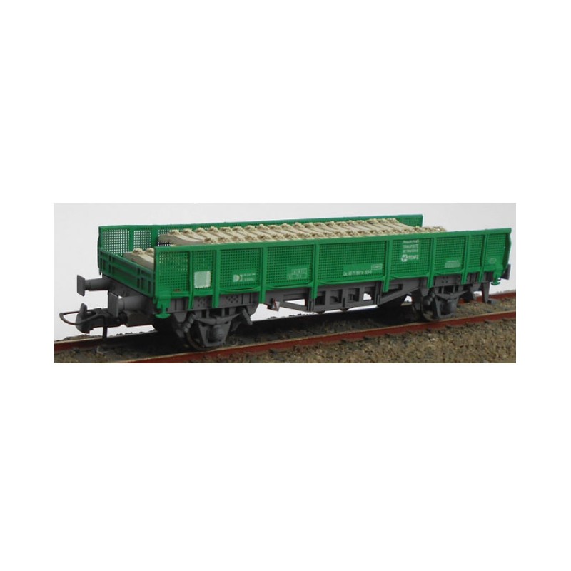 Wagon for transport of sleepers, RENFE. Wagon for transport of sleepers, RENFE.