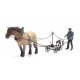 Horse and plough.