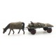 Coal cart with horse.