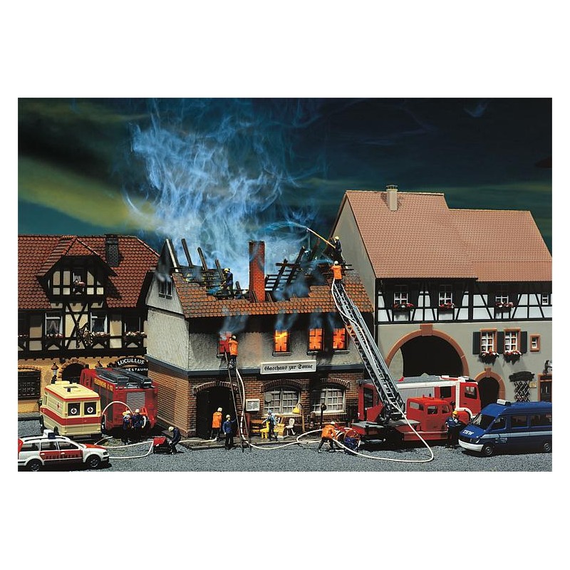 Casa en llamas. FALLER 130429