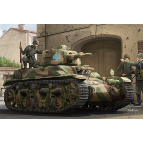 French R39 light infantry tank.