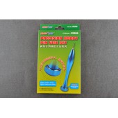 Raspador de hoja curva.