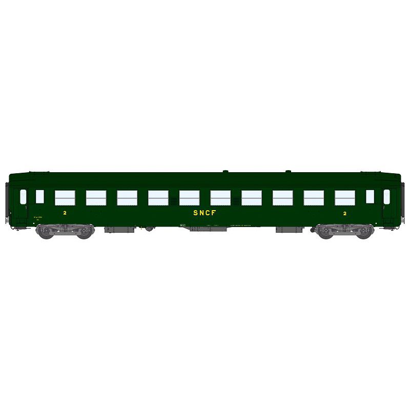 UIC coach second class, SNCF. UIC coach second class, SNCF.