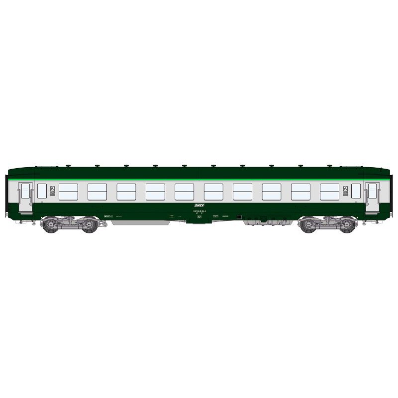 Coche Corail de 1a clase UIC B10, SNCF. Coche Corail de 1a clase UIC B10, SNCF.