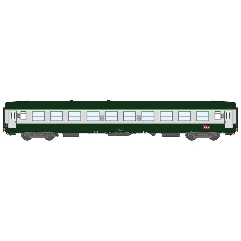 UIC coach second class, SNCF. UIC coach second class, SNCF.