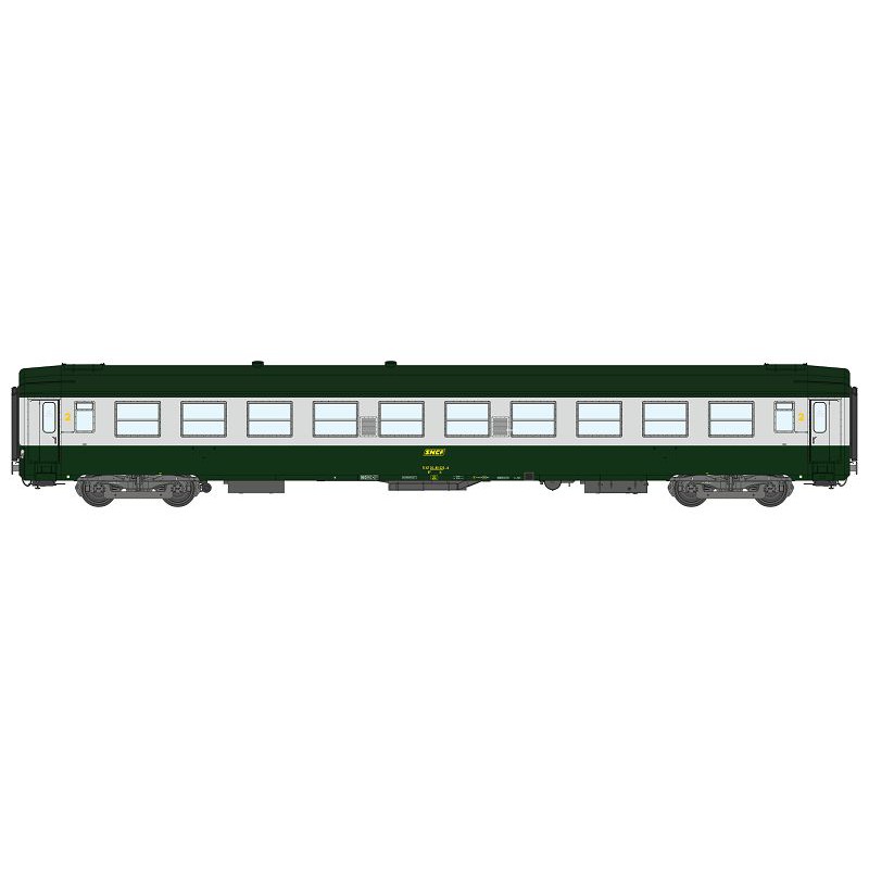 UIC coach second class, SNCF. UIC coach second class, SNCF.