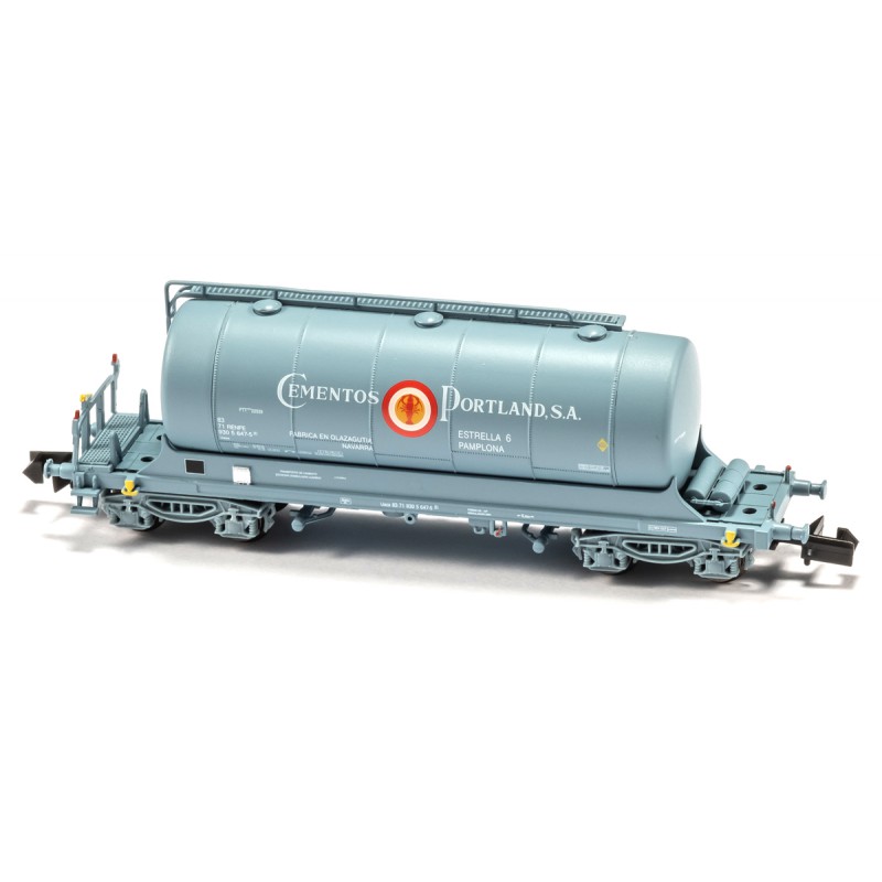 Cement wagon Portland, RENFE. Cement wagon Portland, RENFE.