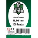 100 fundas. Tamaño americano. 59,5x91 mm.
