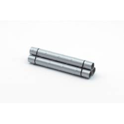 3 small wrapped aluminium tubes bundled.
