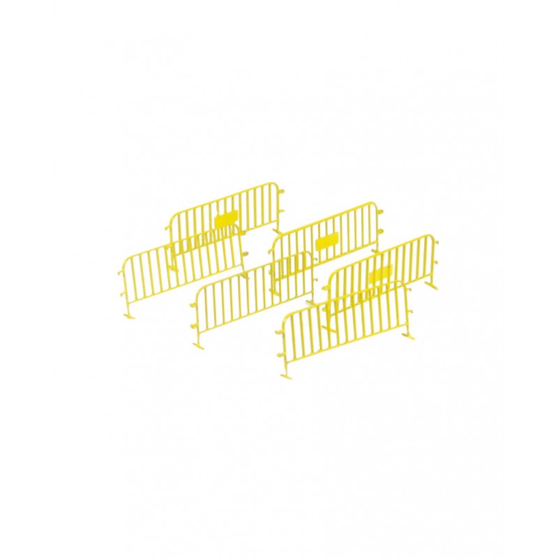 Traffic fences.  Traffic fences.
