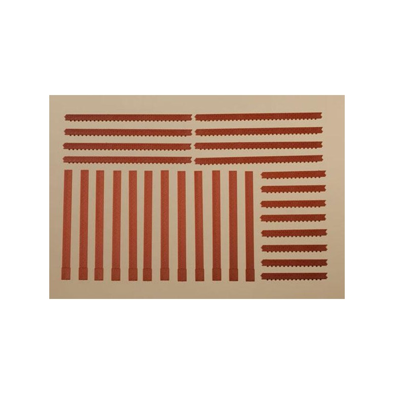 Pilares y frisos de ladrillo. AUHAGEN 80402