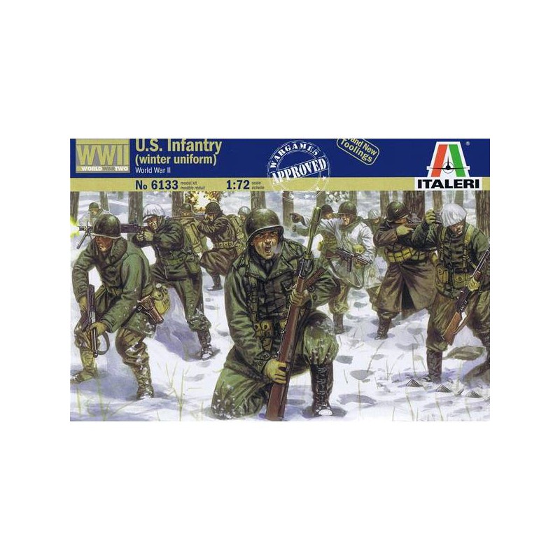 Infantería USA de invierno.