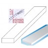 Tiras de estireno 2,0 x 4,0 mm. EVERGREEN 167