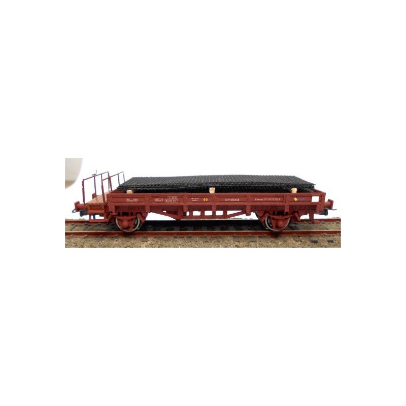 Open wagon w/ brakeman platform, RENFE.
