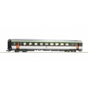 2nd class corail open-plan coach, SNCF. 2nd class corail open-plan coach, SNCF.