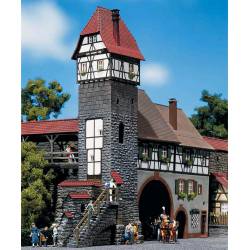 Bâtiment de la tour de la vieille ville.
