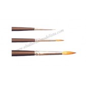 Kolinsky sable brush Nº 4/0. VALLEJO 18040