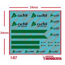 Décalcomanies pour Renault Trafic par ADIF.