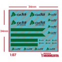 Decals for Renault Trafic ADIF. ETM 9007