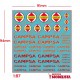 Campsa logotypes, different periods. ETM 9028